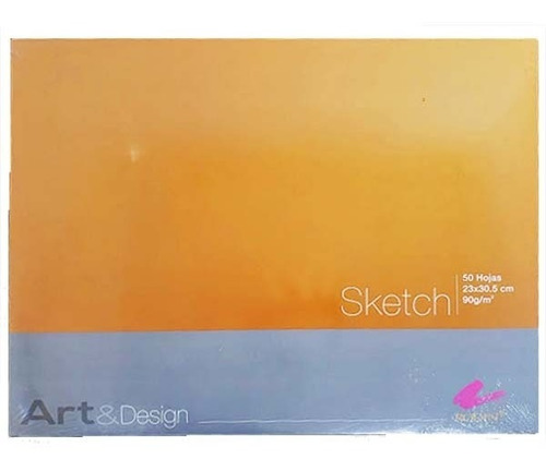 Block Sketch Atl Papel 90gr, 23x30.5cm, 50hjs