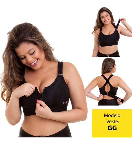 Roupa De Academia Feminina Top Fitness Sustentação Da Fitnez