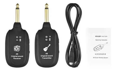 Cable Inalámbrico P10 Para Guitarra Y Bajo