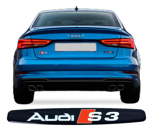 Emblema Adesivo Resinado Audi S3 Res7 Frete Grátis Fgc