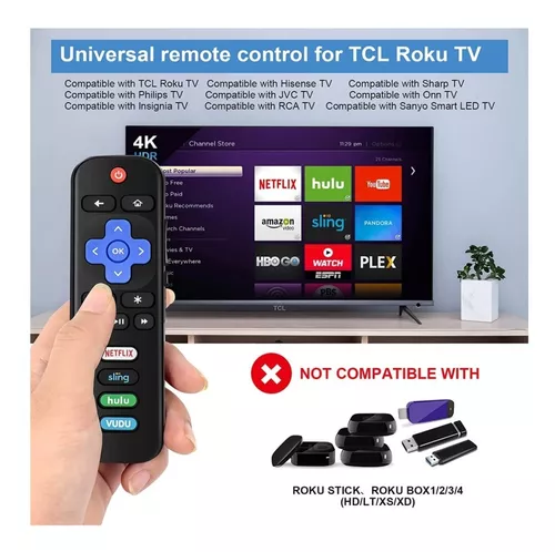 Mando a distancia universal / repuesto SAVIO RC-15 para TCL , SMART TV