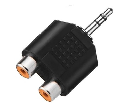 Adaptador 3.5mm Stereo Plug To 2 Rca Jack Converter