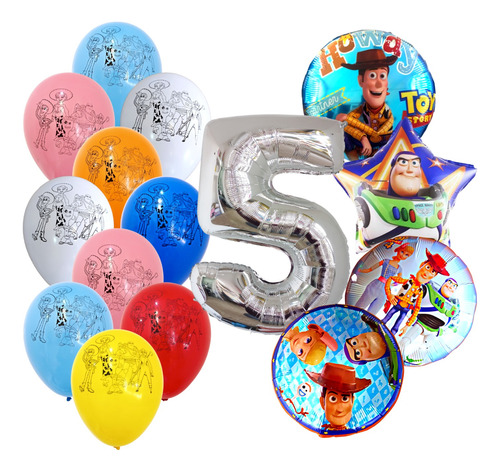 Combo Kit Globos Toy Story  N° 1