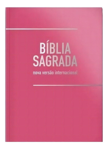 Bíblia Letra Gigante Feminina Luxo Rosa: Bíblia Letra Gigante Feminina Luxo Rosa, De Nova Versão Internacional., Vol. 1. Editora Geográfica, Capa Mole, Edição 2023 Em Português, 2023