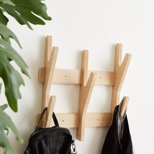 Imagen 5 de 10 de Perchero Nordico Escandinavo, De Pared, Sm - Rabbit Kids