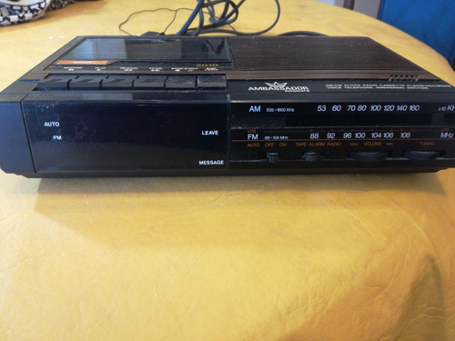 Am Fm Clock Radio Cassette Player Record