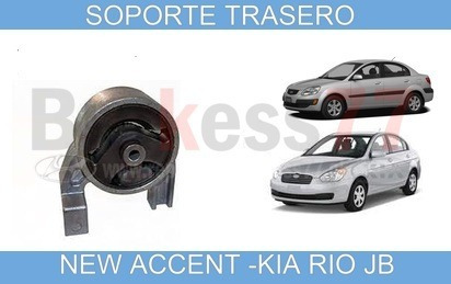 Soporte Trasero New Accent  -kia Rio Jb Bencineros  