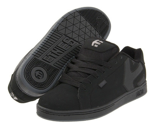 Imagen 1 de 6 de Tenis Etnies Fader Black Dirty Wash Skate Hombre