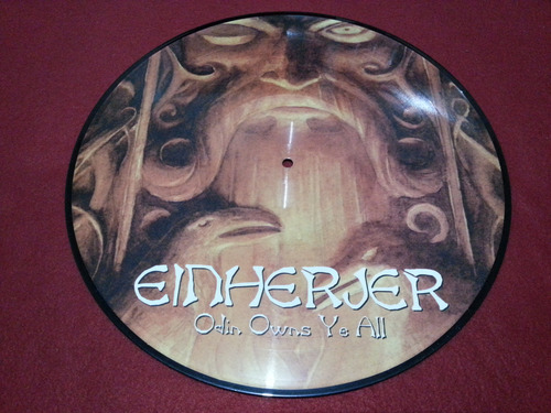 Einherjer - Odin Owns Ye All Picture 1998 Lp Importado