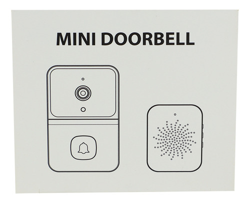 Campainha E Interfone Inteligente Com Câmera E Áudio Mini Do