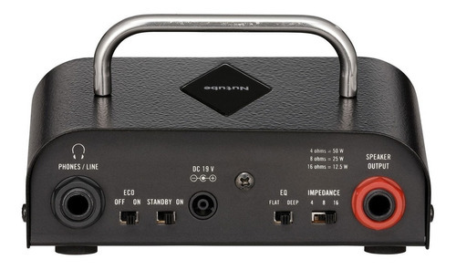 Amplificador VOX MV50 Series Rock Valvular para guitarra de 50W color bordó 19V