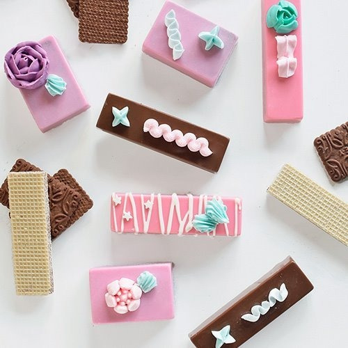 Set De 2 Moldes Placas Chocogalletas Parpen