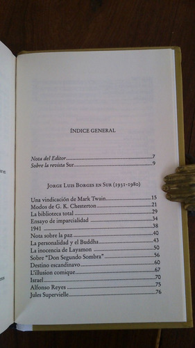 Imagen 2 de 5 de Borges Obras Completas Nº 20 Sudamericana