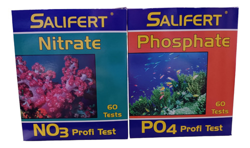 Kit Test Salifert Para Algas Nitrato Y Fosfato Paquete 2