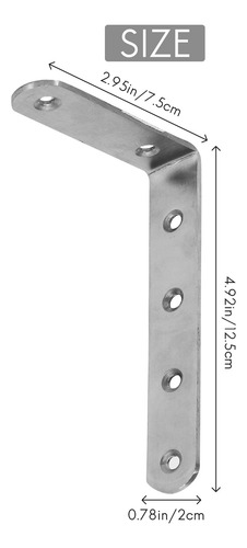 Barra Angular De Estante De Acero Inoxidable En Forma De L D