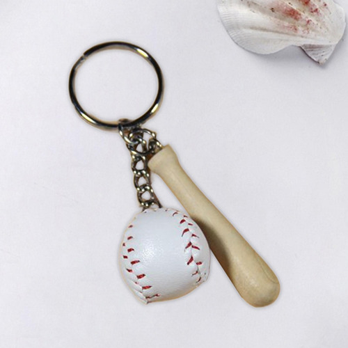 Llavero De Béisbol, Colgante Deportivo, Llavero Con Forma S