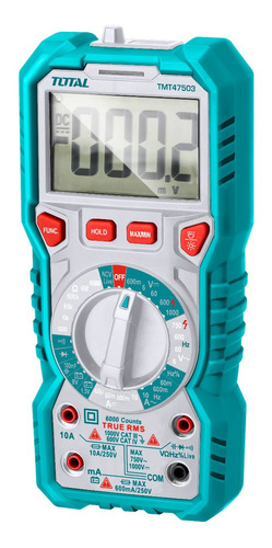 Multimetro Digital Total/rms Ac/dc 750vac / 1000vdc