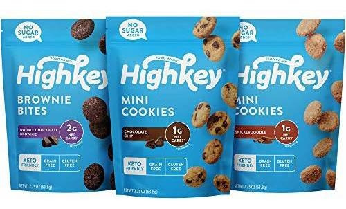 Galletas Highkey Keto Food Low Carb Snack Cookies Variety