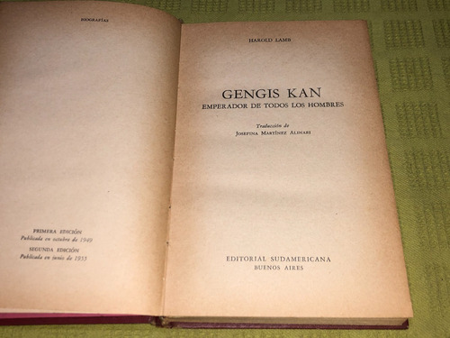 Gengis Kan - Harold Lamb - Sudamericana