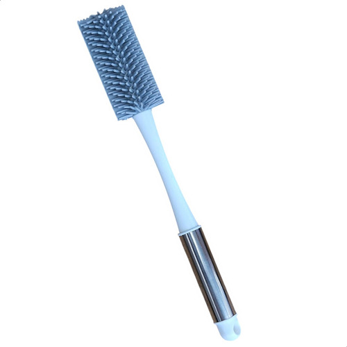 Cepillo Silicona Multiuso Limpia Botellas Cocina - Baluni Celeste