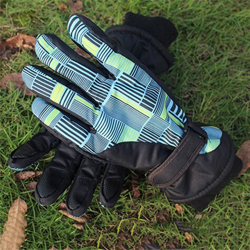 Guantes Termicos Impermeables Cubre Muñeca Rojo Celeste Frio