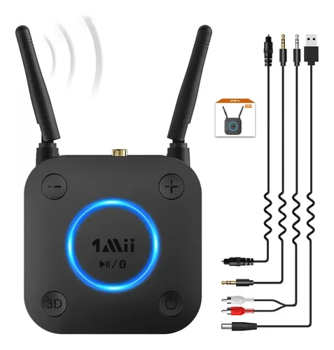 Recetor Bluetooth 1mii B06pro Aptx Hd/ll Ótico/rca | Parcelamento