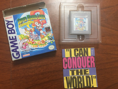 Juego Súper Mario Land 2 Original Completo En Caja Ntdf