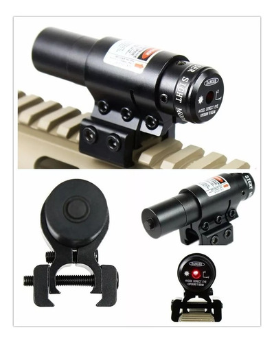 Mira Laser Punto Rojo Rifle Pcp Laser Rifle Riel 11/20mm