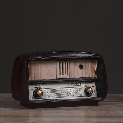 Adorno De Radio Vintage, Modelo De Radio, Estatua, Escultura