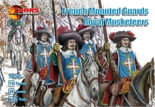 French Mounted Guards Royal Musketeers - 1/72 Mars 72045