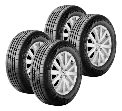 4 Cubiertas 195/65r15 91h Powercontact 2 Continental F12
