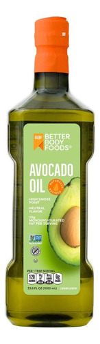 Betterbody Foods Aceite de Aguacate 1 litro