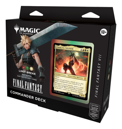 Magic Mtg Final Fantasy Commander Deck Limit Break Español