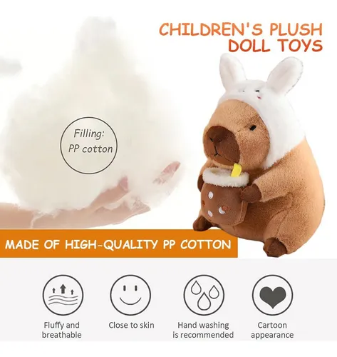 Lj 30cm Lindo Y Suave Muñeco Capibara Peluche Grande,regalo