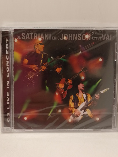 Joe Satriani Eric Johnson Steve Vai Live Cd Nuevo 