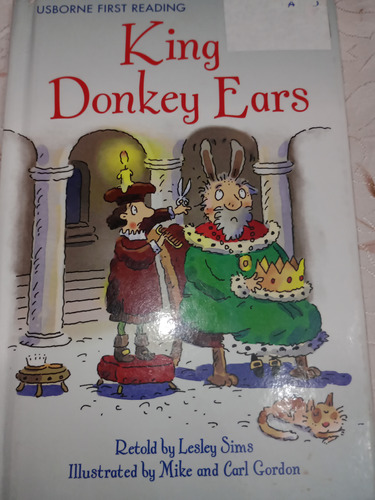 King Donkey Ears Libro En Ingles Para Niños