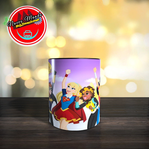 Taza Mágica De Dc Superhero Girls 1