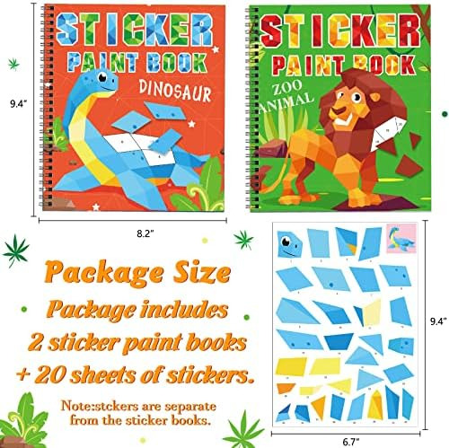 Omgouue 2 Piezas De Manualidades De Animales De Dinosaurio P