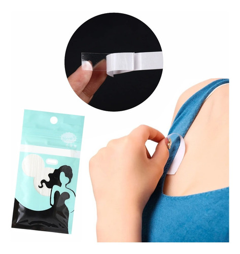 Cinta Adhesiva Invisible Ropa Doble Faz Body Tape Lenceria 