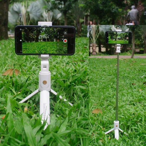 Tripé Pau De Selfie Bluetooth Retrátil Universal Celular Pro