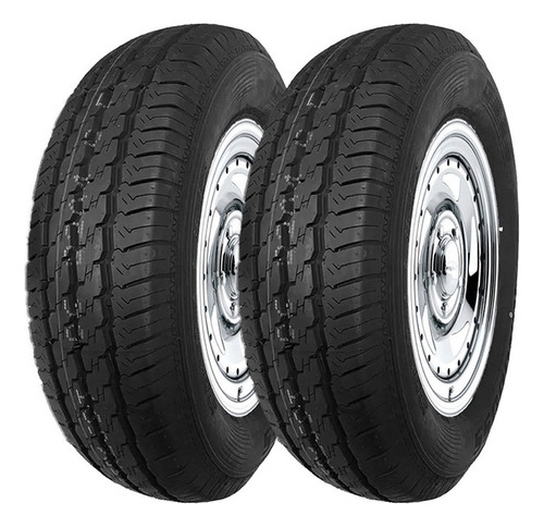 Set 2 Neumaticos 205/65r16 107/105t G326 Kingboss 8pr Ltr Bl