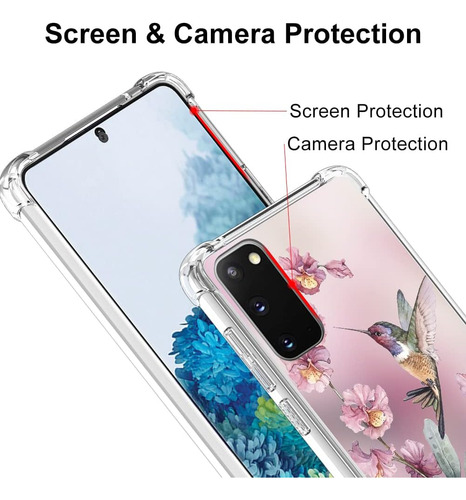 Ook Funda Transparente Compatible Con Samsung Galaxy S20, A
