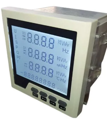 Multimedidor Electrico Trifasico Lcd Con Rs485 + 3 Ti 1000/5