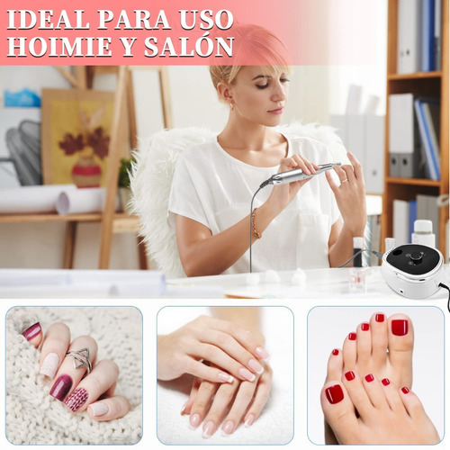 Imagen 8 de 9 de Torno Profesional Pulidor /uñas Maquina De Pedicure Pulidor