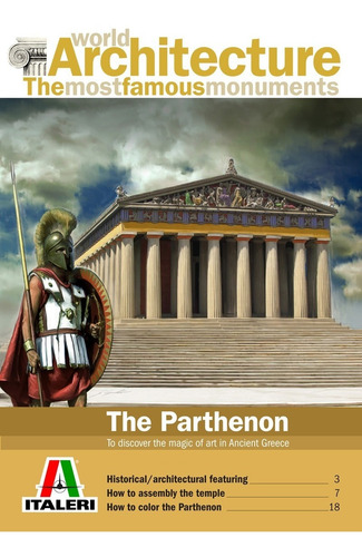 The Parthenon: World Architecture By Italeri # 68001 1/100