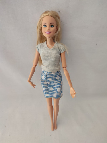  Barbie Rubia Con Articulaciones Mattel 