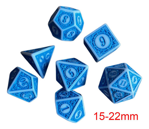 7 Uds Dados De Juego De Dados De Varios Lados For Juegos De