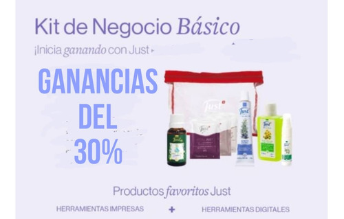 Kit De Afiliación Just. Inicia Tu Negocio Y Gana El 30%