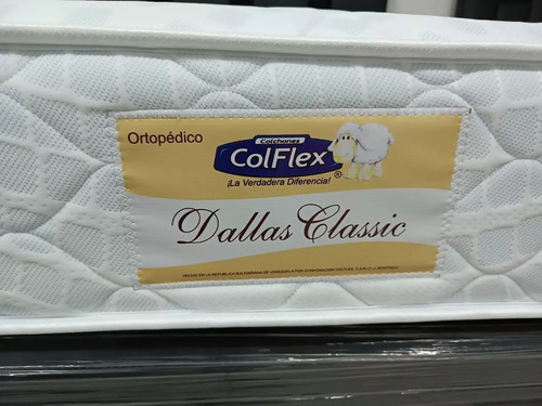 Colchón Colflex Dallas Classic Ortopédico  