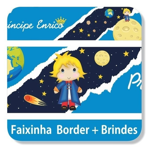 08 Metros Faixas Adesivo Border Pequeno Principe